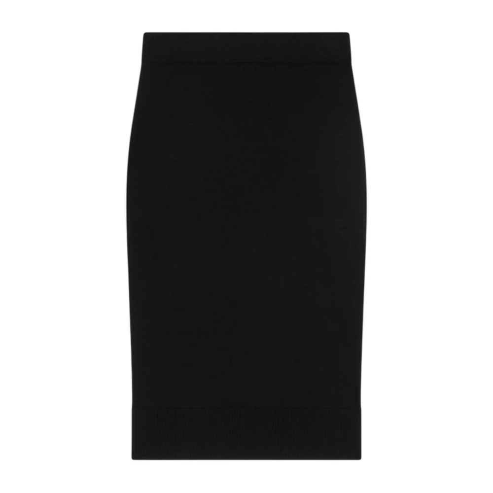 Dondup Women's Black Longuette Skirt