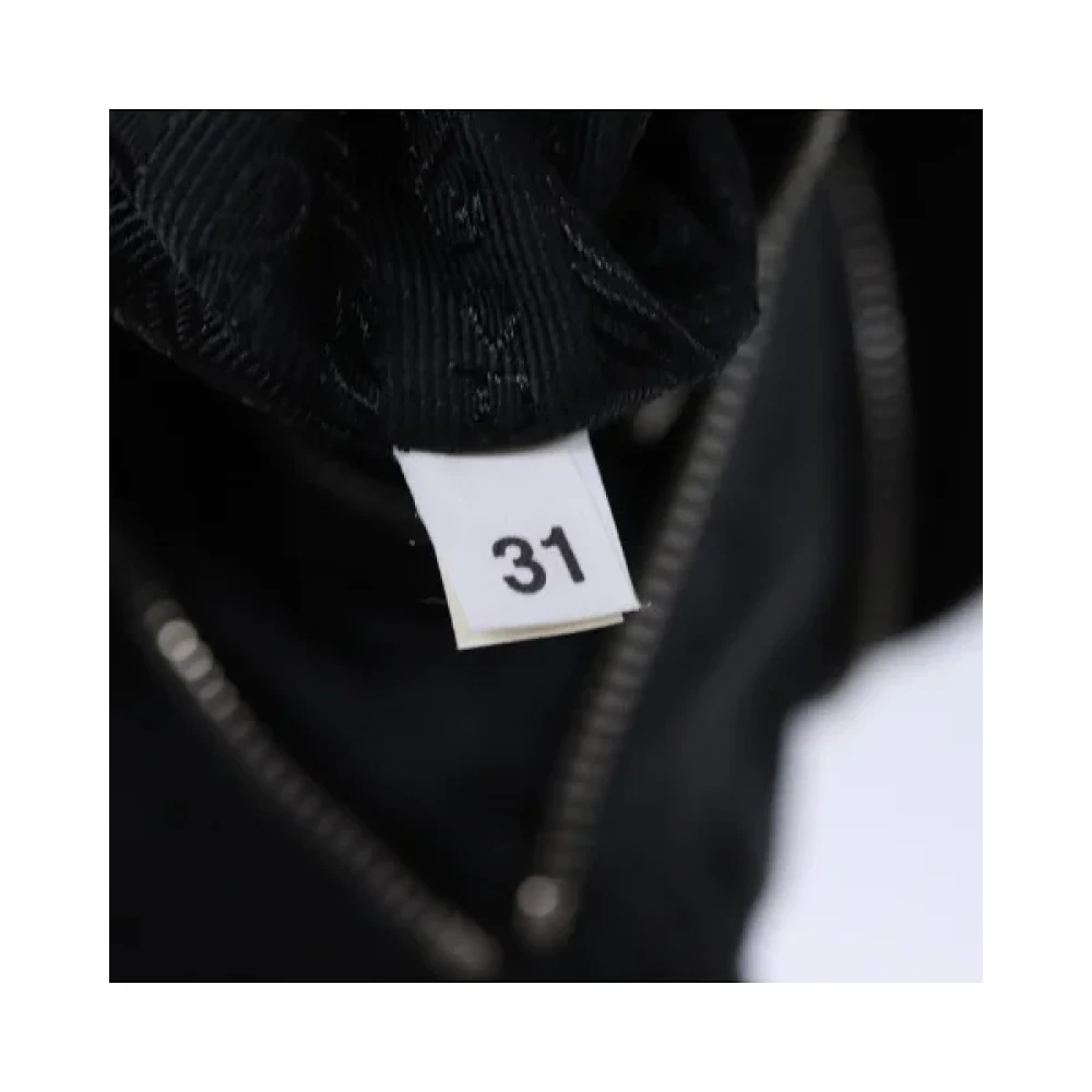 Prada Vintage Pre-owned Nylon prada-bags Black Dames