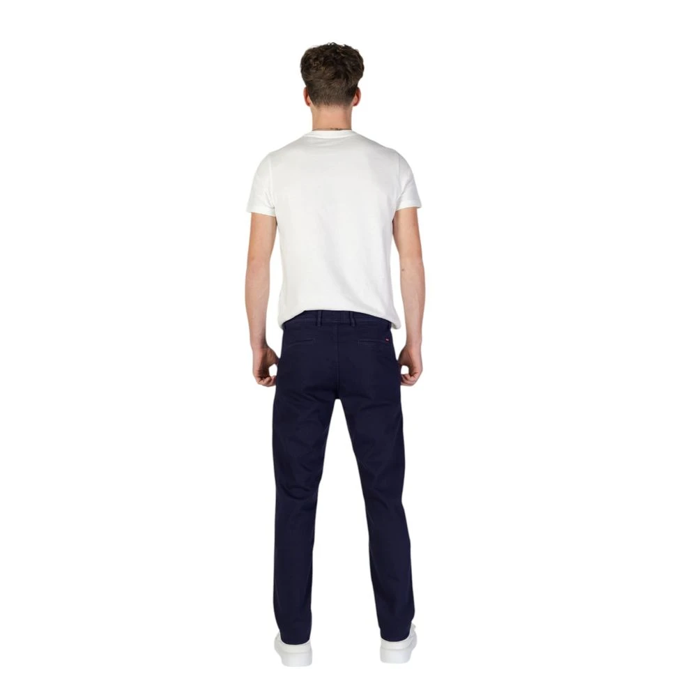 Hugo Boss Blauwe Katoenen Jeans & Broek Collectie Blue Heren