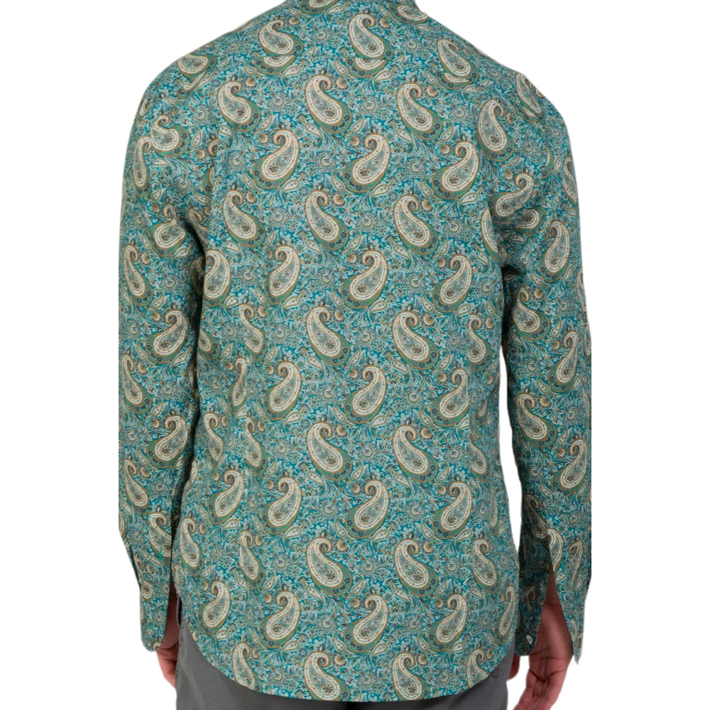 MC2 Saint Barth Paisley Shirt voor Mannen Green Heren