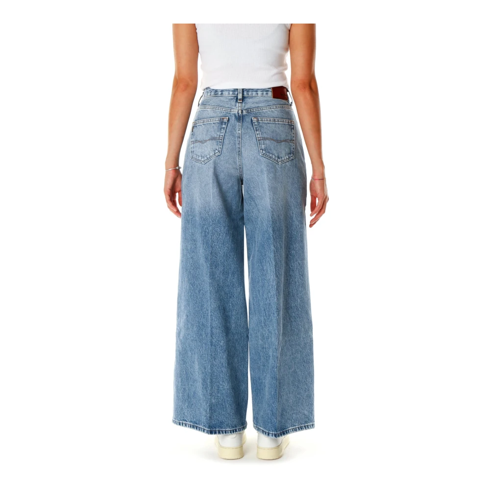 Pepe Jeans Wide Leg High Waist Jeans Blue Dames