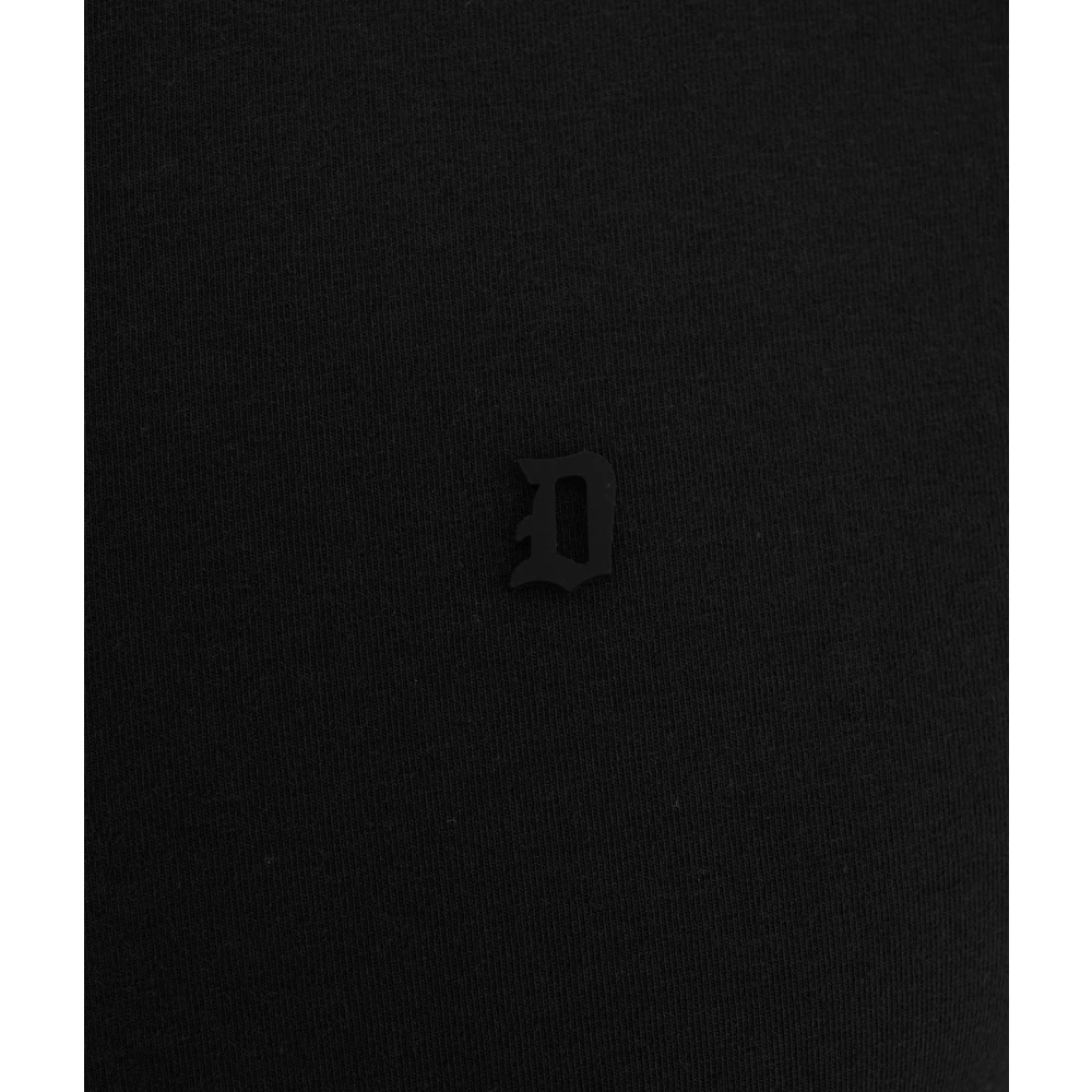 Dondup T-Shirts Black Heren