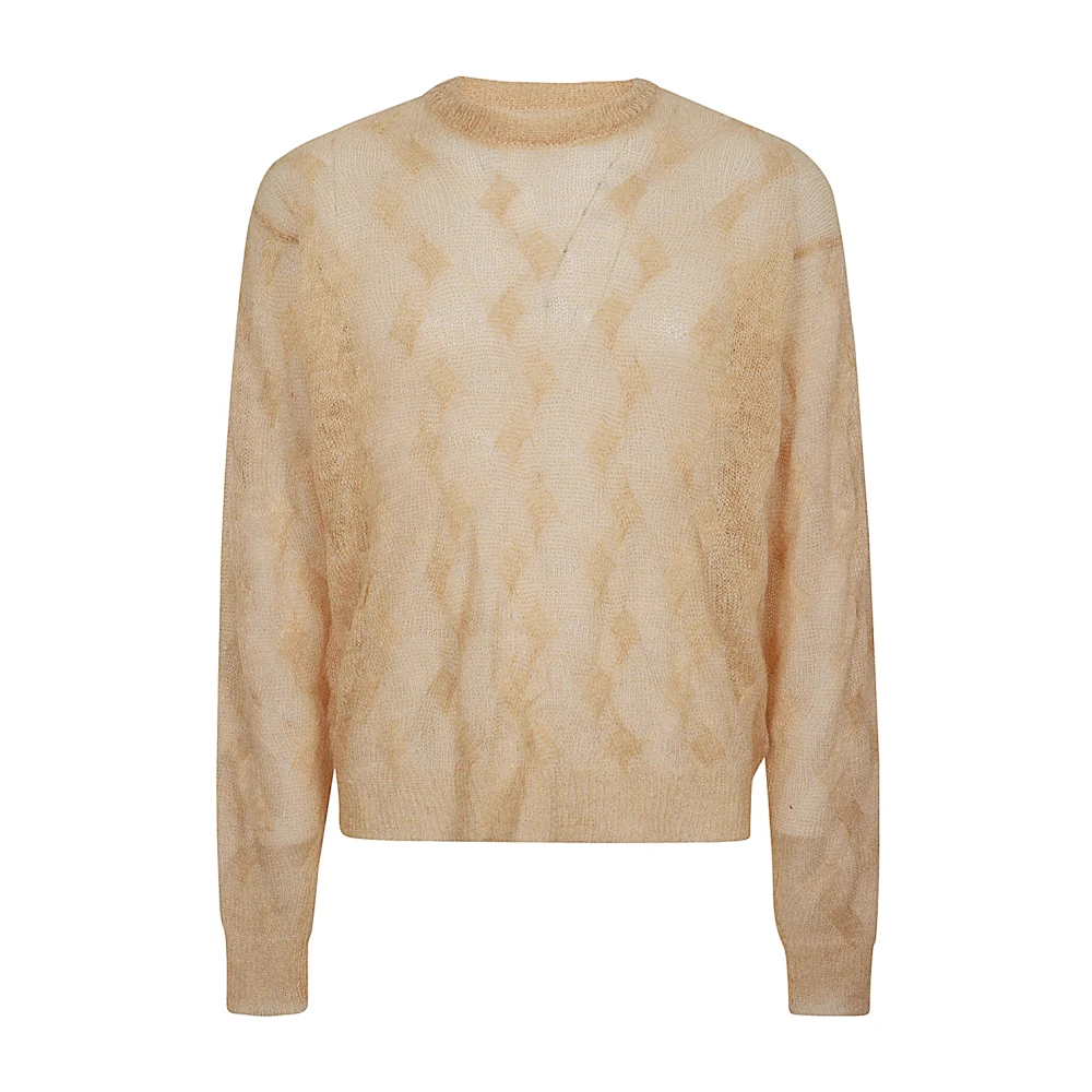 Stüssy Beige Crew Neck Sweater Beige Heren
