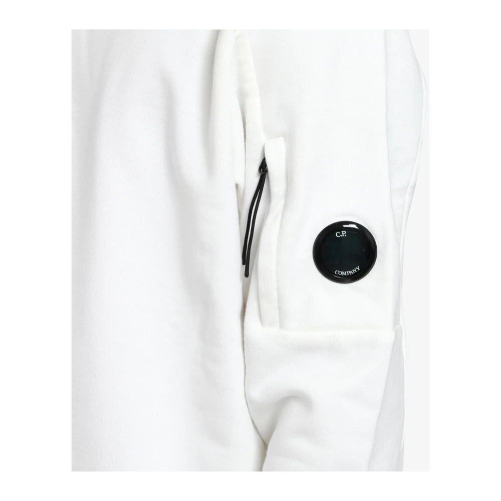 C.P. Company Witte Sweater met Lenszak White Heren