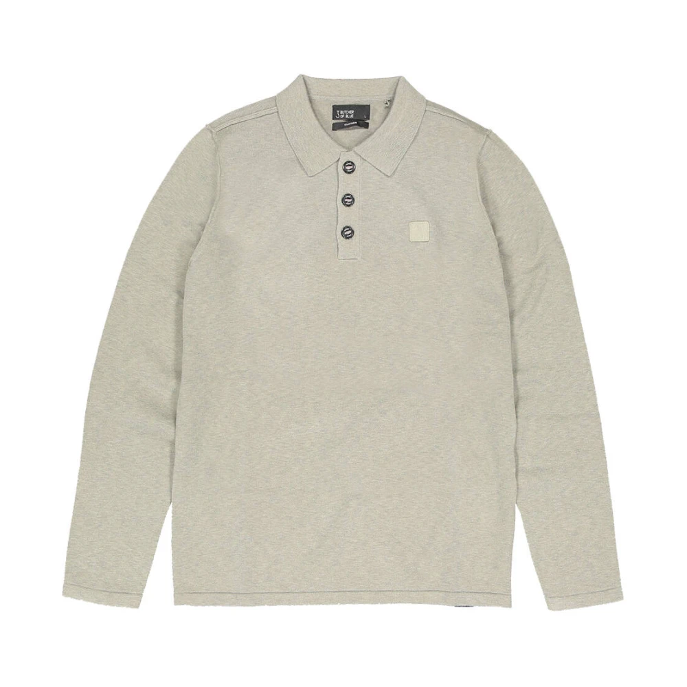 Butcher of Blue Clifden Polo Lange Mouw Shirt Green Heren