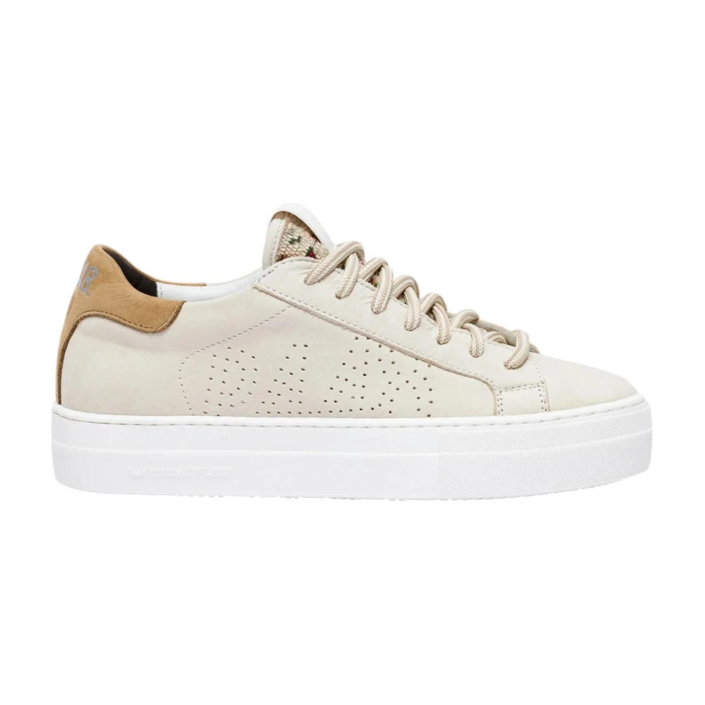 P448 Polyester Sneaker Lichtgewicht Comfortabel Stijlvol Beige Dames