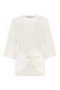 gathered-front-detail-viscose-t-shirt