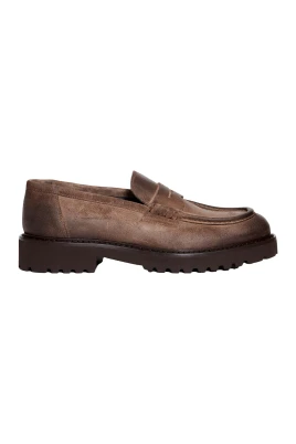 Beige Loafer Moccasins