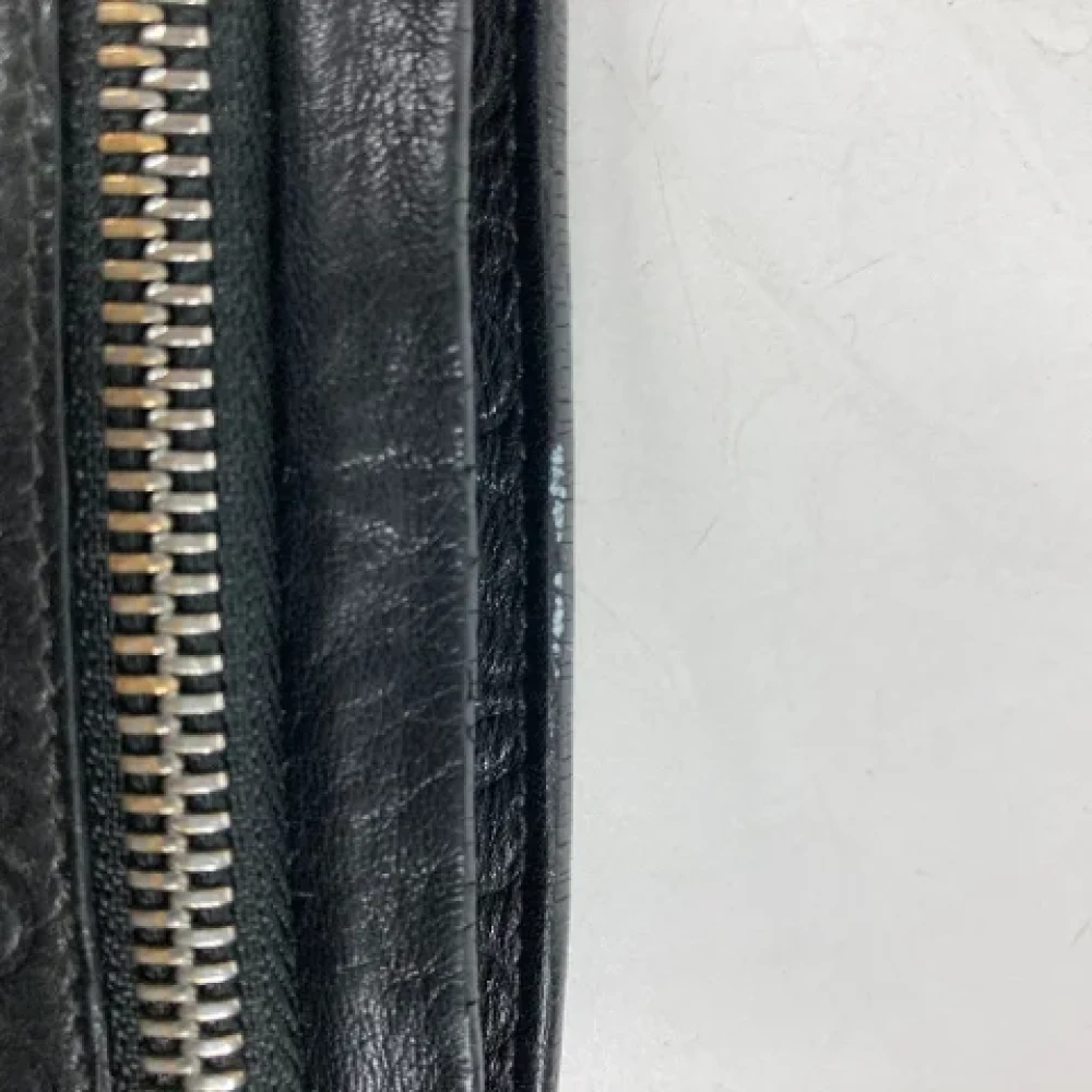 Loewe Pre-owned Leather clutches Black Heren