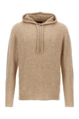 Cashmere Blend Hooded Sweater