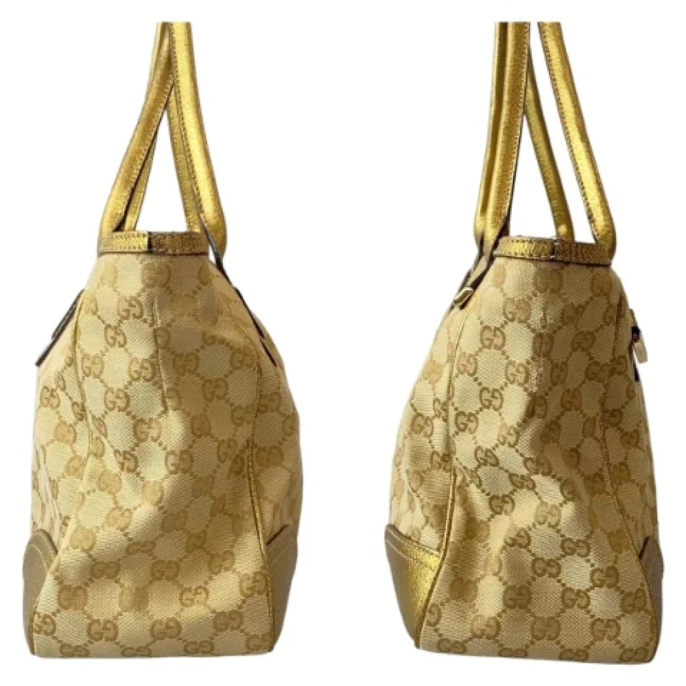 Gucci Vintage Pre-owned Canvas totes Yellow Dames