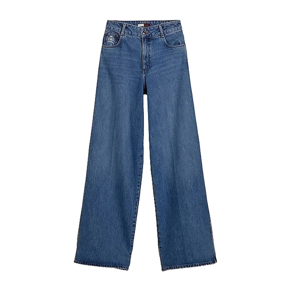 Tommy Hilfiger Wide Jeans Blue Dames