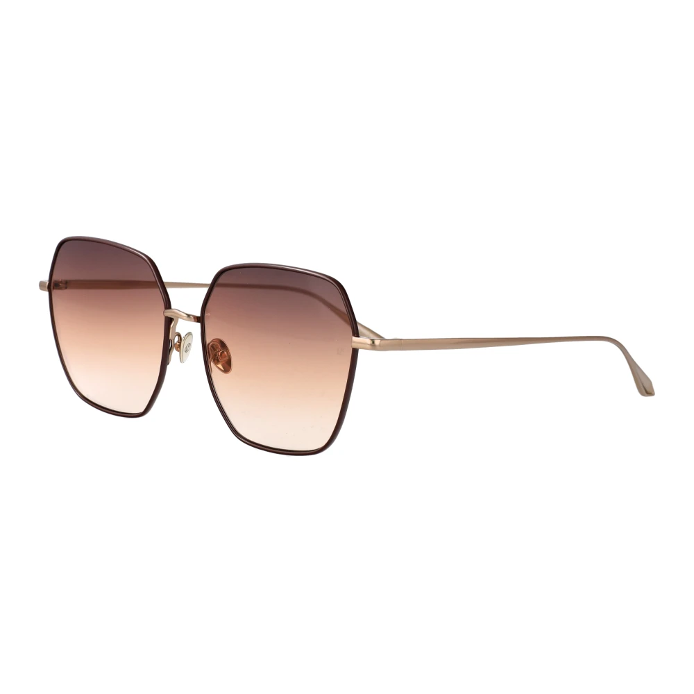 Linda Farrow Brown Sunglasses, Female, 60 Mm, Darcie Sunglasses For A Stylish Look