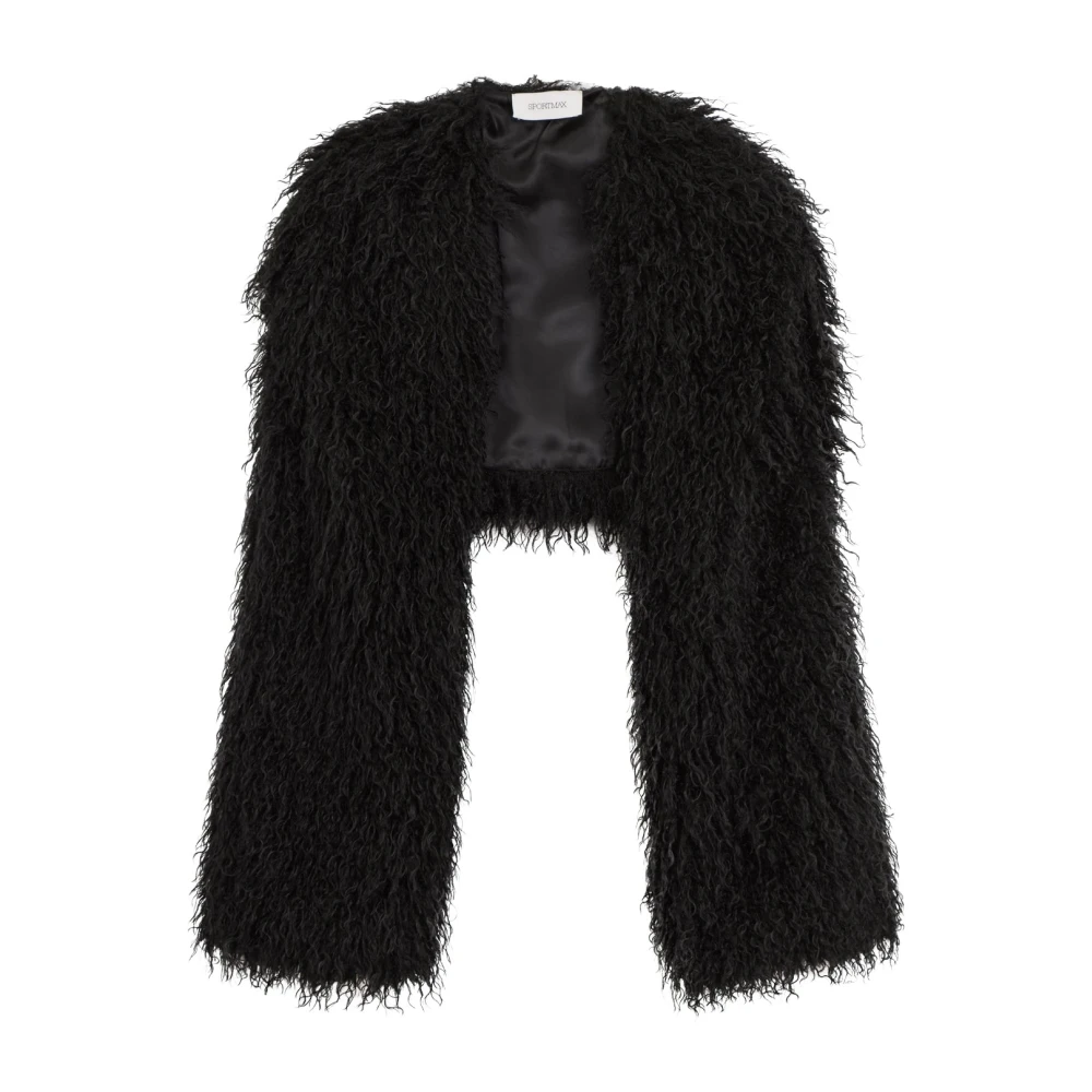 SPORTMAX Stijlvolle buitenkledingcollectie Black Dames