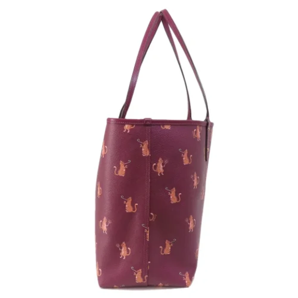 Coach Pre-owned Plastic totes Purple Dames