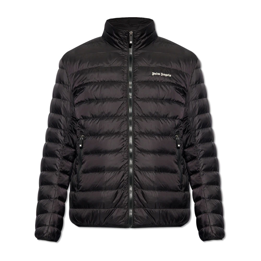 Palm Angels Donzen Jas met Logo Black Heren