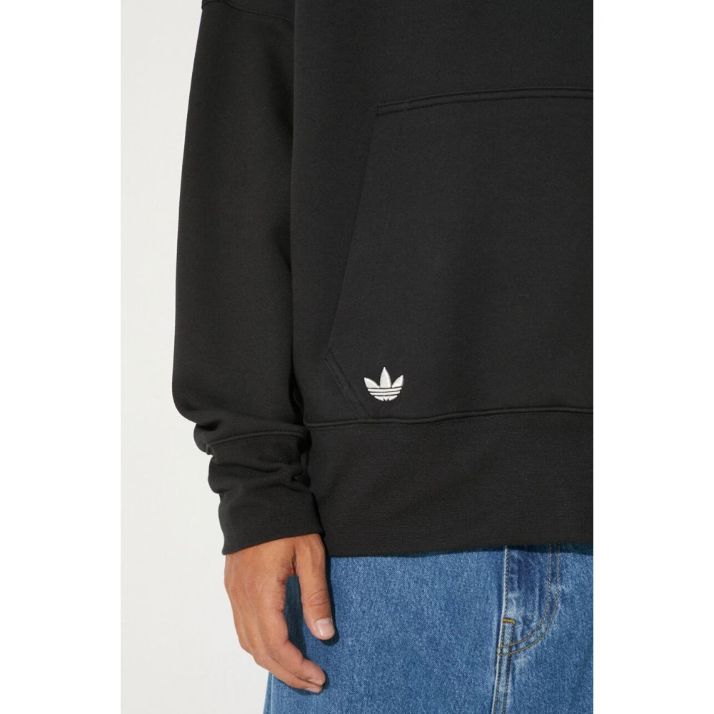 Adidas Mannen Mouw Drie Strepen Sweatshirt Black Heren
