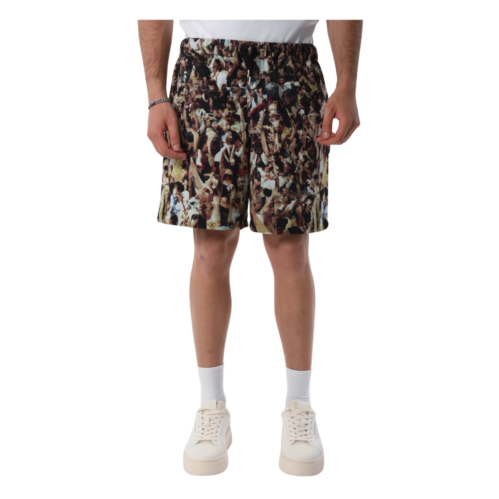 Arte Antwerp Mesh Bermuda shorts met trekkoord taille Multicolor Heren