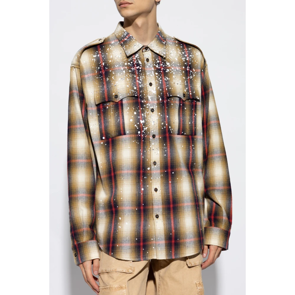 Dsquared2 Geruite patroonoverhemd Multicolor Heren