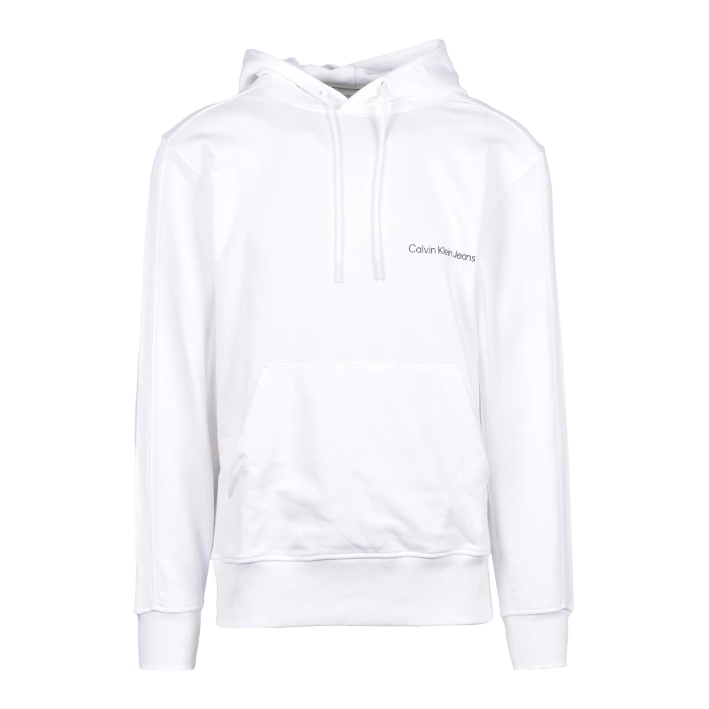Calvin Klein Jeans Katoenen Sweatshirt White Heren