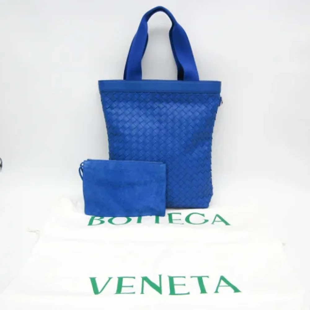 Bottega Veneta Vintage Pre-owned Leather totes Blue Dames