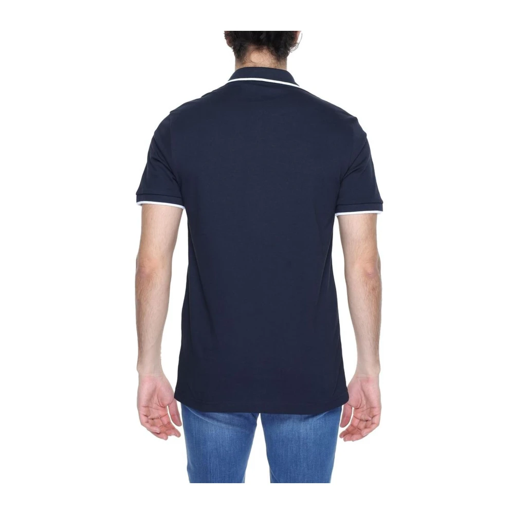 Hugo Boss Katoenen poloshirt met korte mouwen collectie Blue Heren