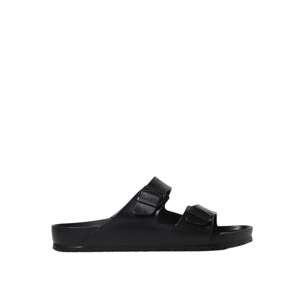 Birkenstock Black Sliders, Male, 12 Uk, Adjustable Strap Sandals