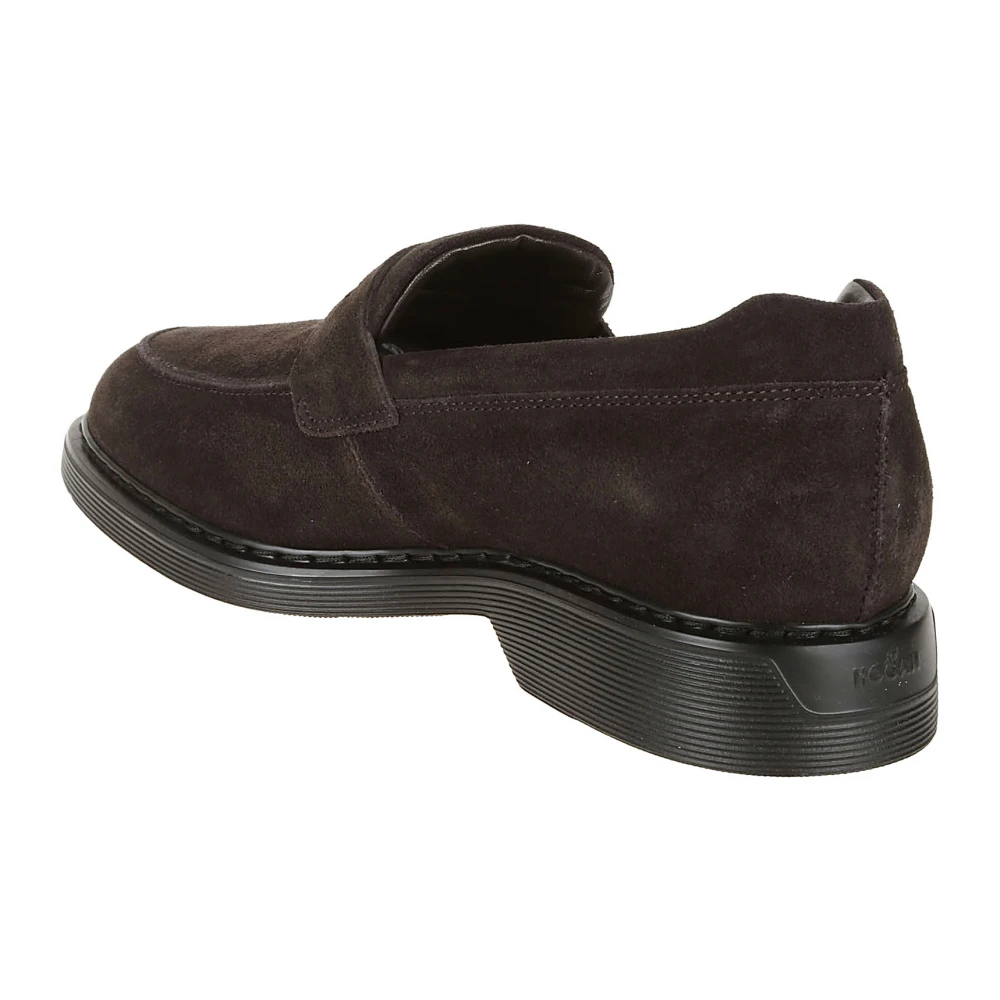Hogan Platte schoenen voor vrouwen Brown Heren