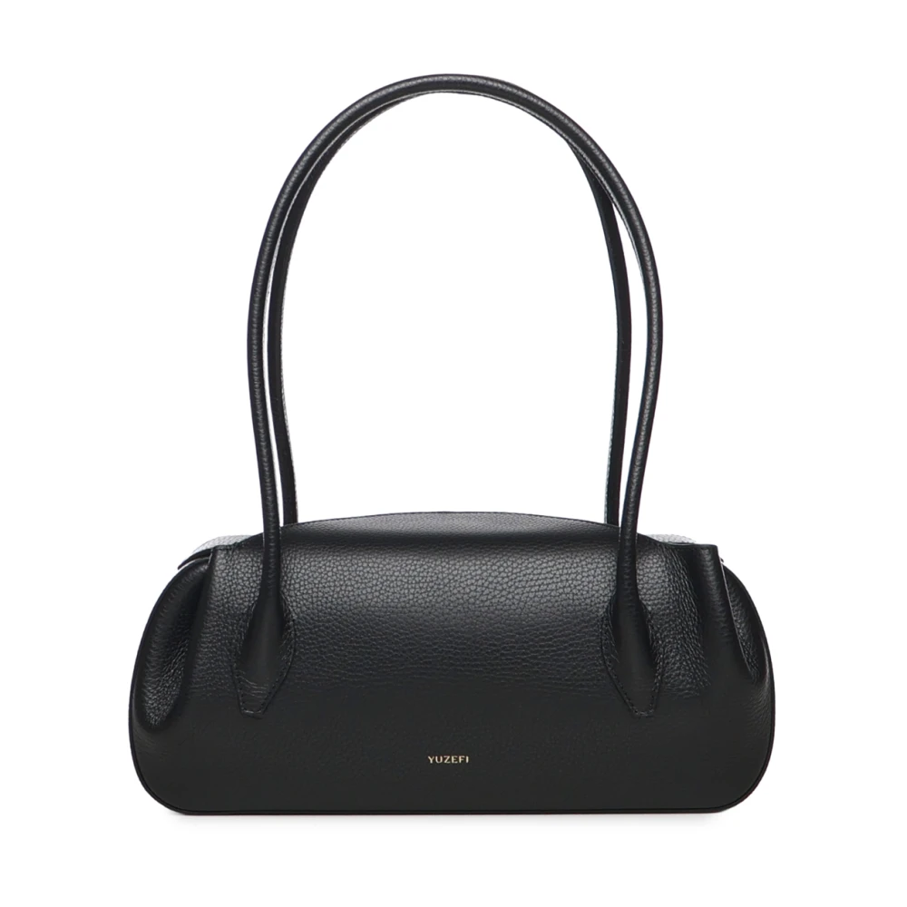 Yuzefi Women's Black Oyster Shoulder Bag - Handbags - One Size - Bags