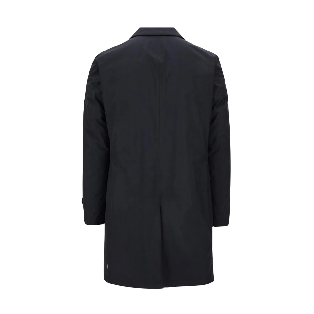 Herno Waterdichte 7 8 herenjas met veren vulling Blue Heren