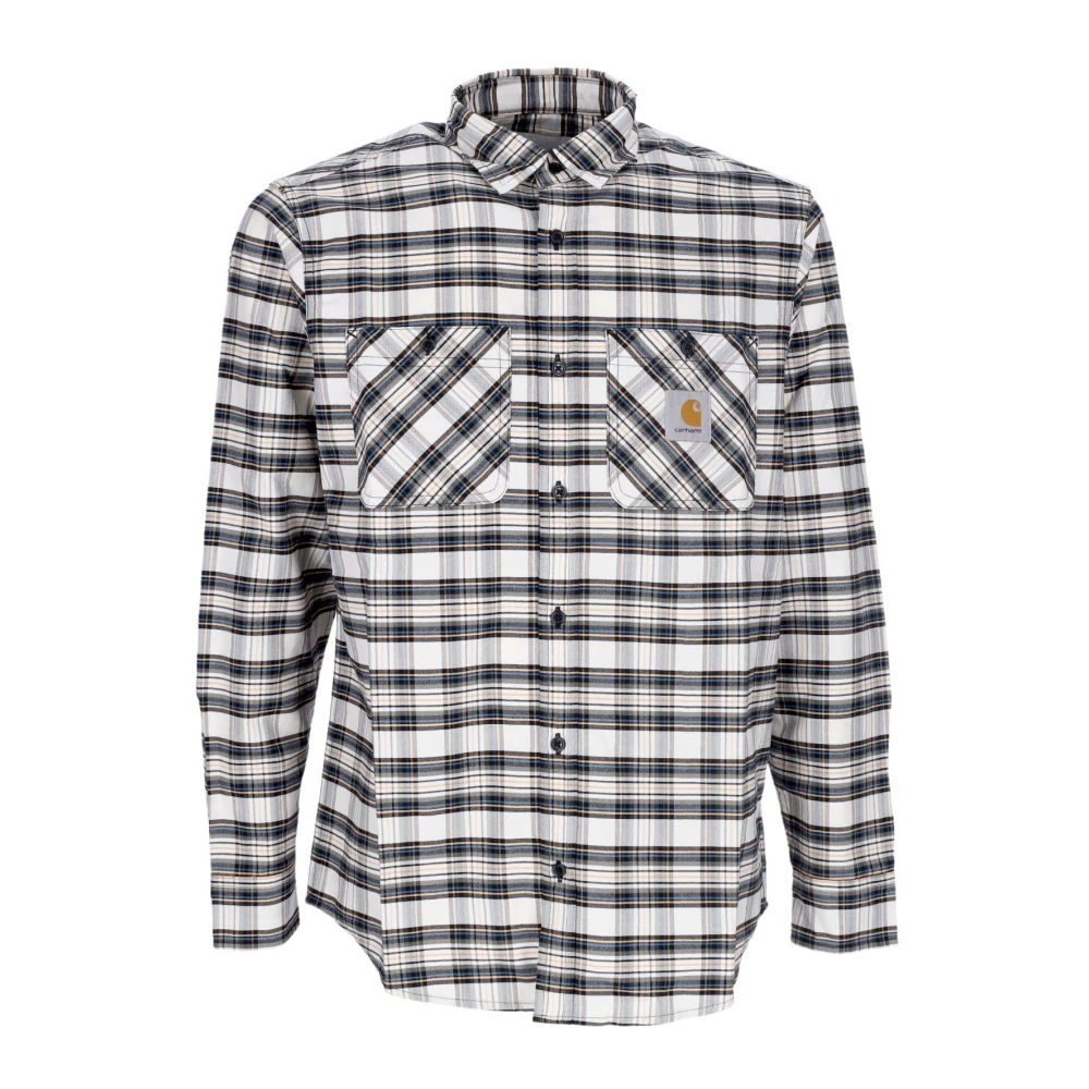 Carhartt WIP Lange mouwen knoopshirt met zakken Black Heren