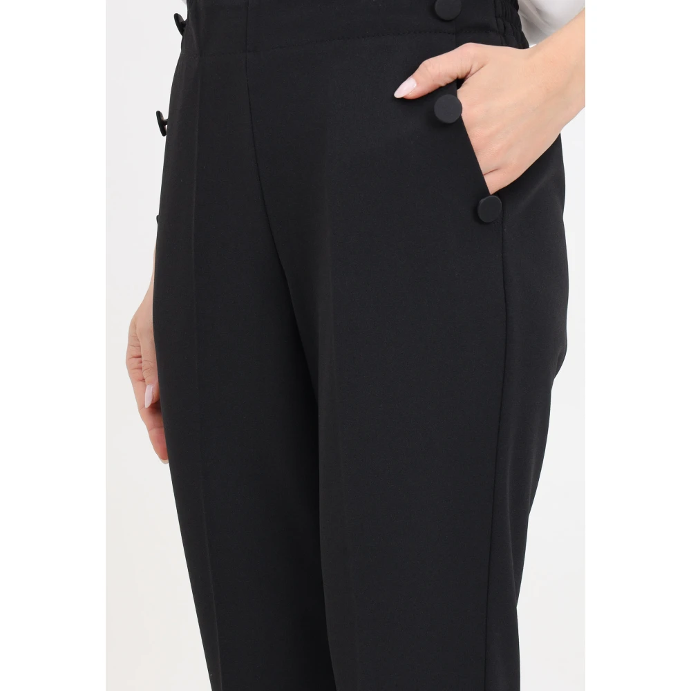 ViCOLO Cropped Trousers Black Dames