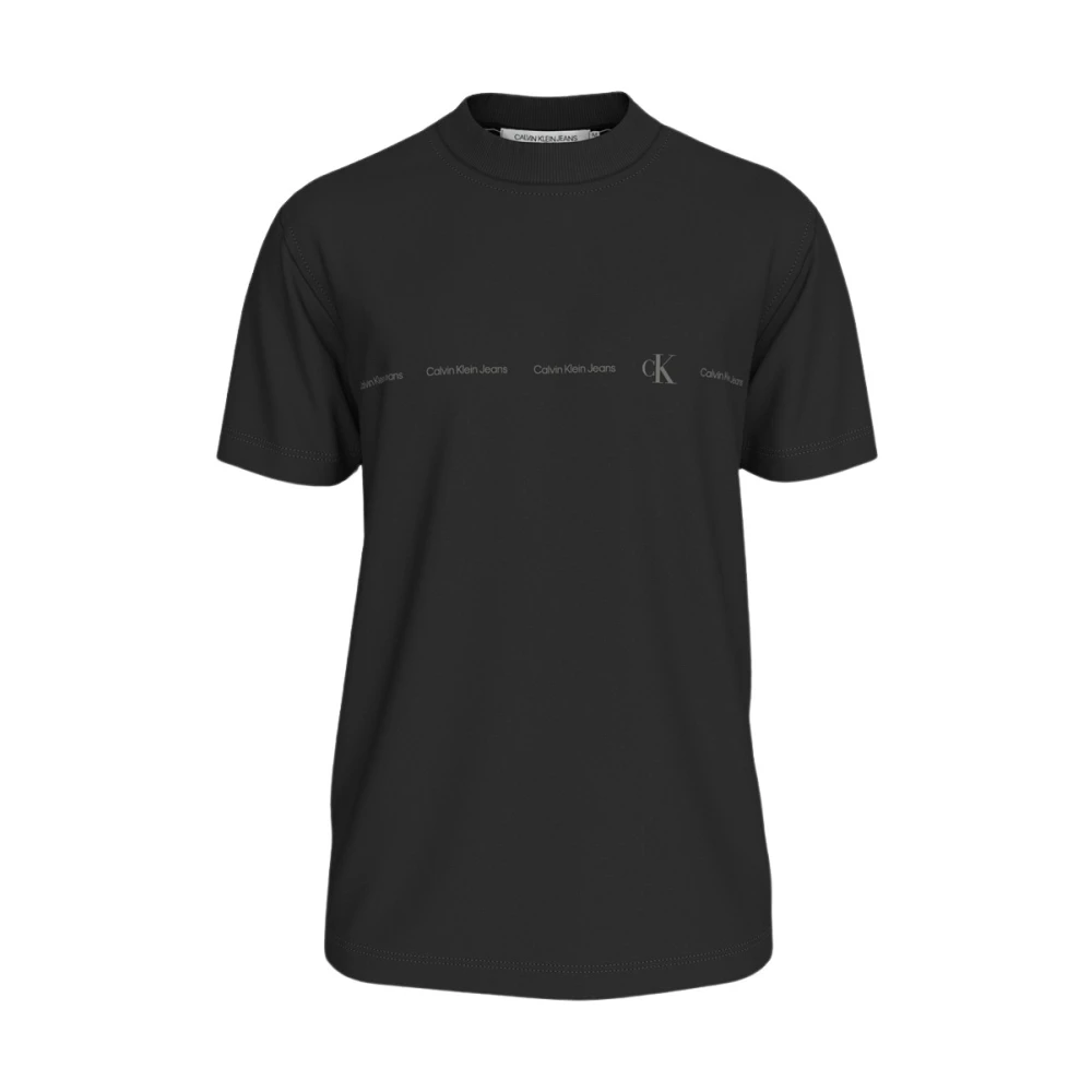 Calvin Klein Jeans Logo Repeat Heren T-Shirt Black Heren