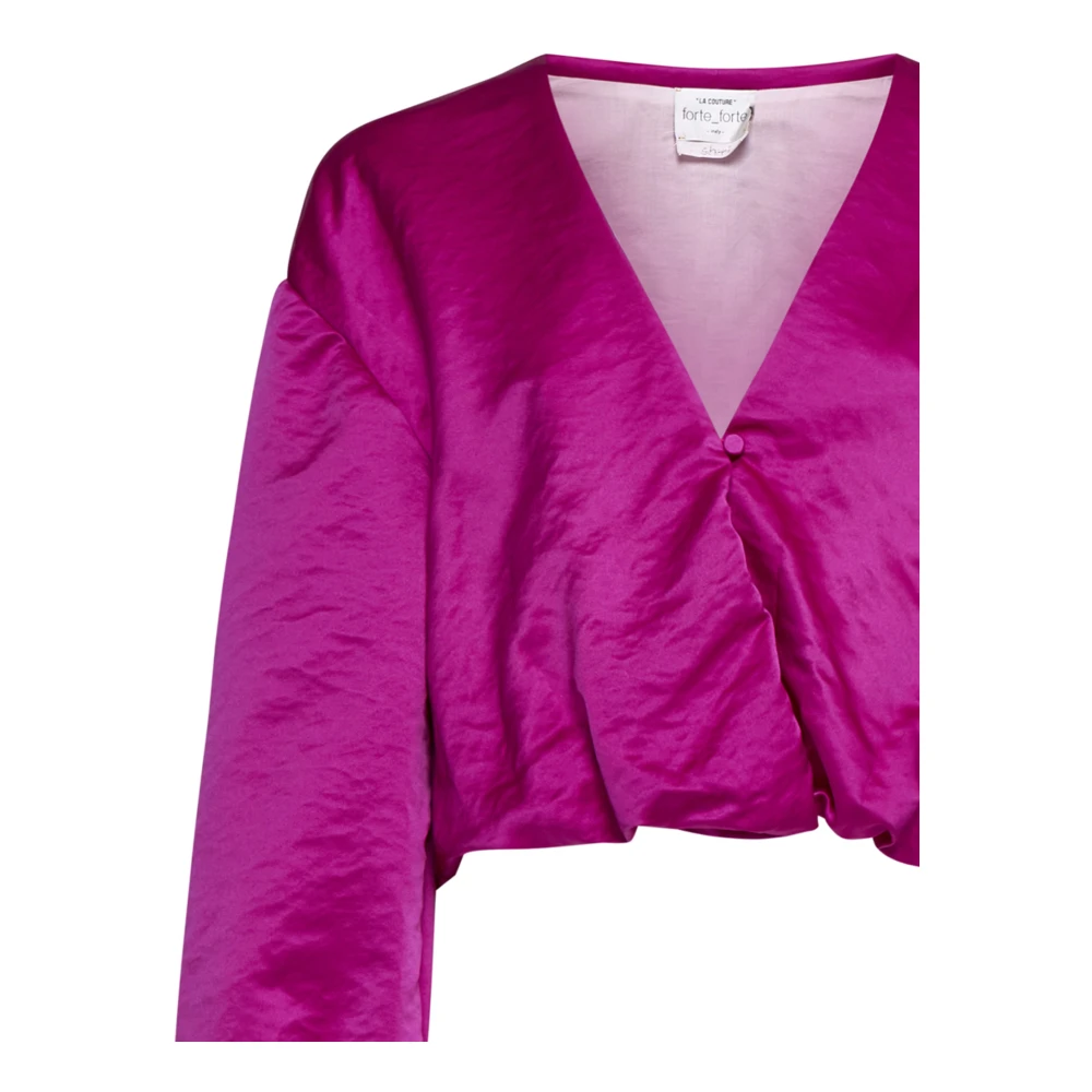 Forte Magenta Shirt Stijlvol Pink Dames