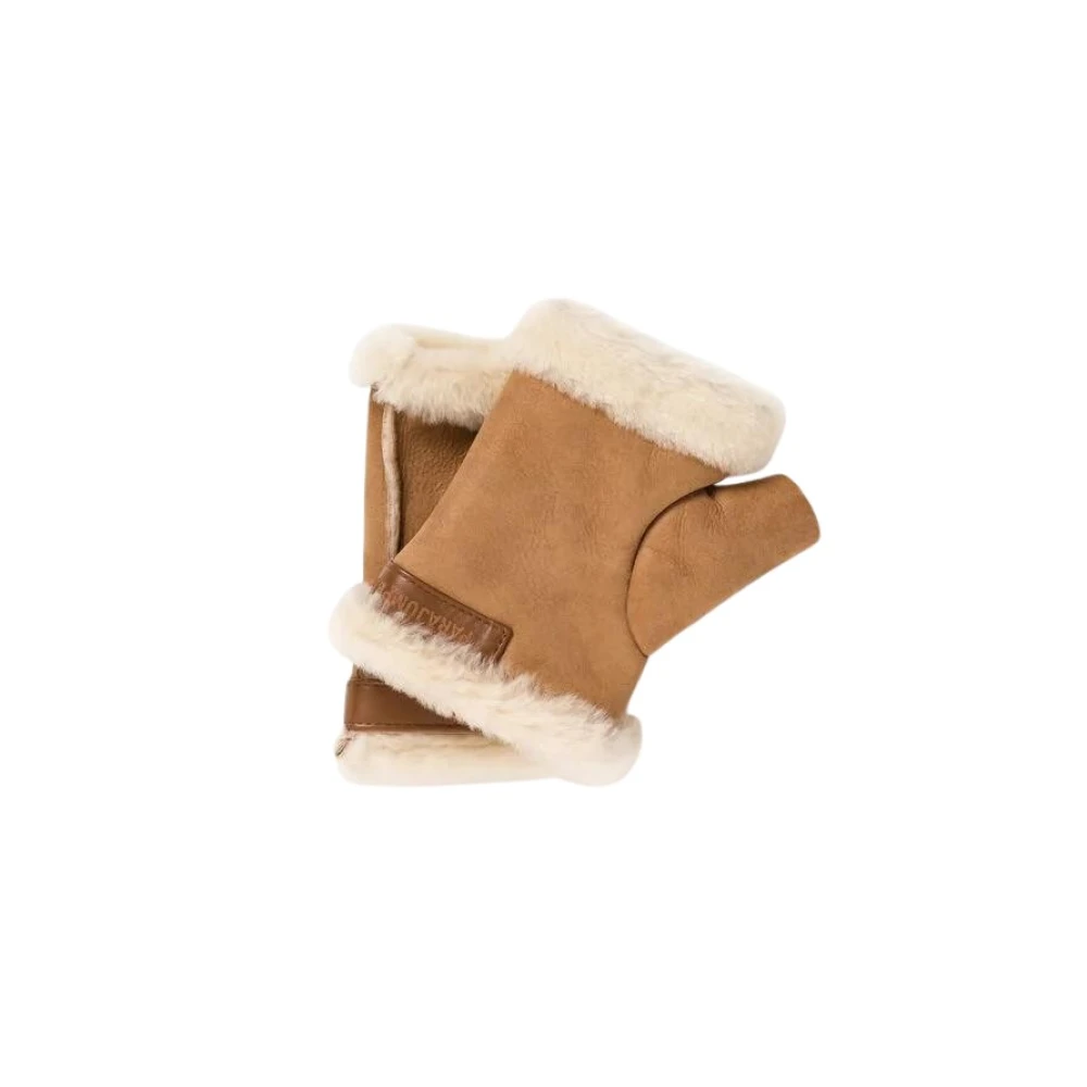 Parajumpers Almond Winter Wanten Stijlvol Comfort Brown Unisex
