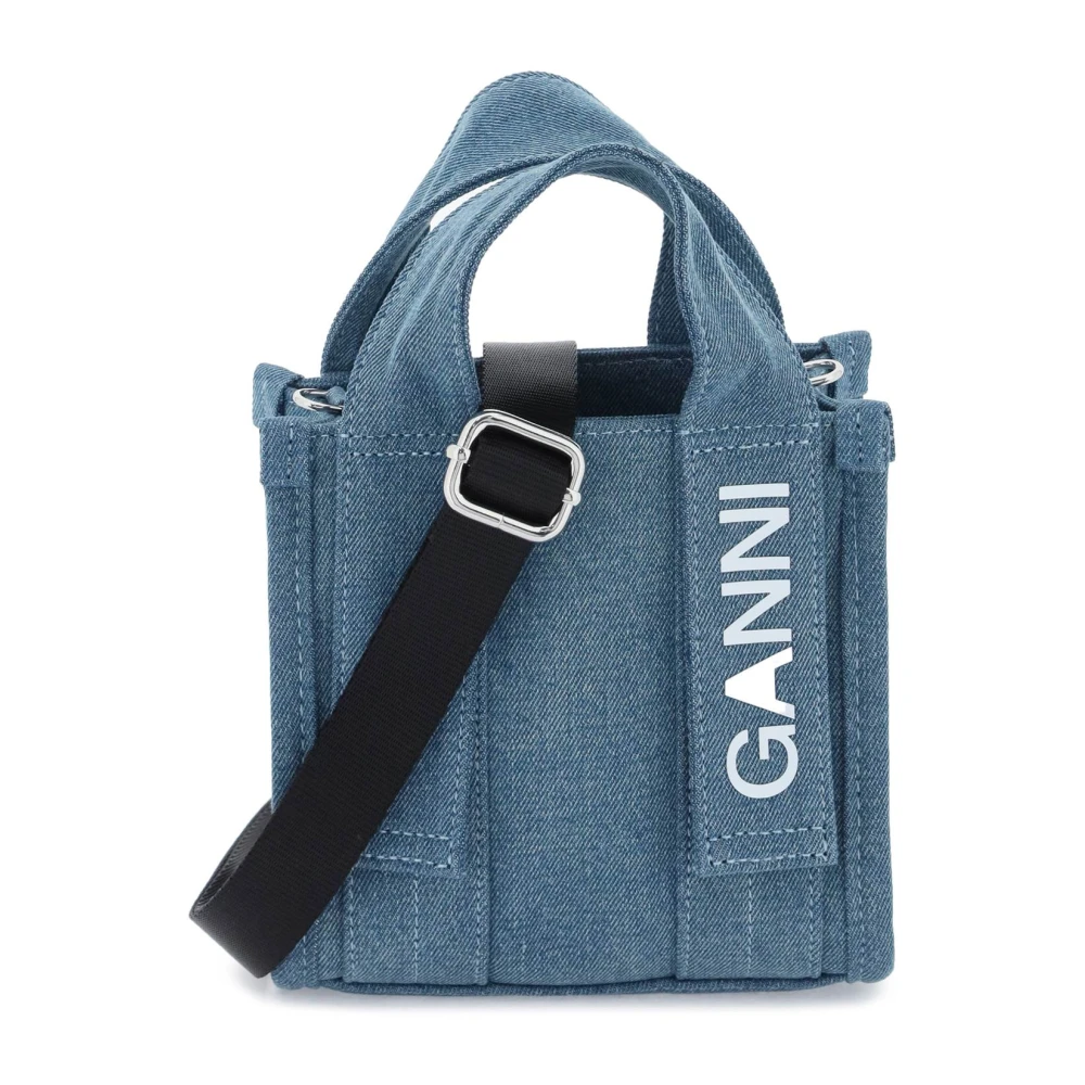 Ganni Handbags Blue Dames