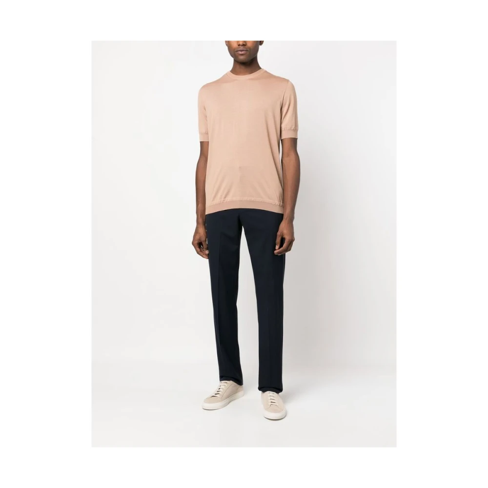Goes Botanical Botanische Merinowollen T-shirt Pink Heren