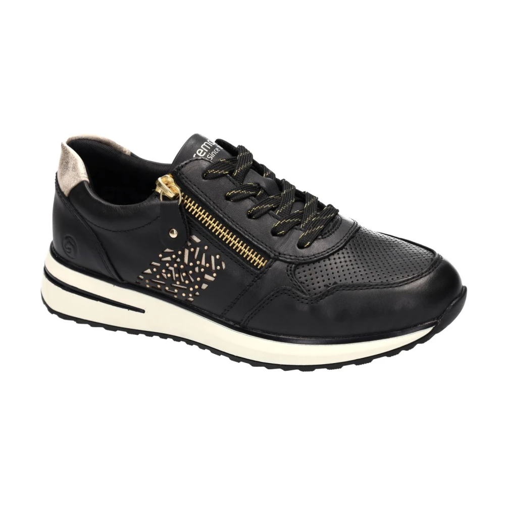 Remonte D1G00-03 Sneaker Dames Schoenen Zwart