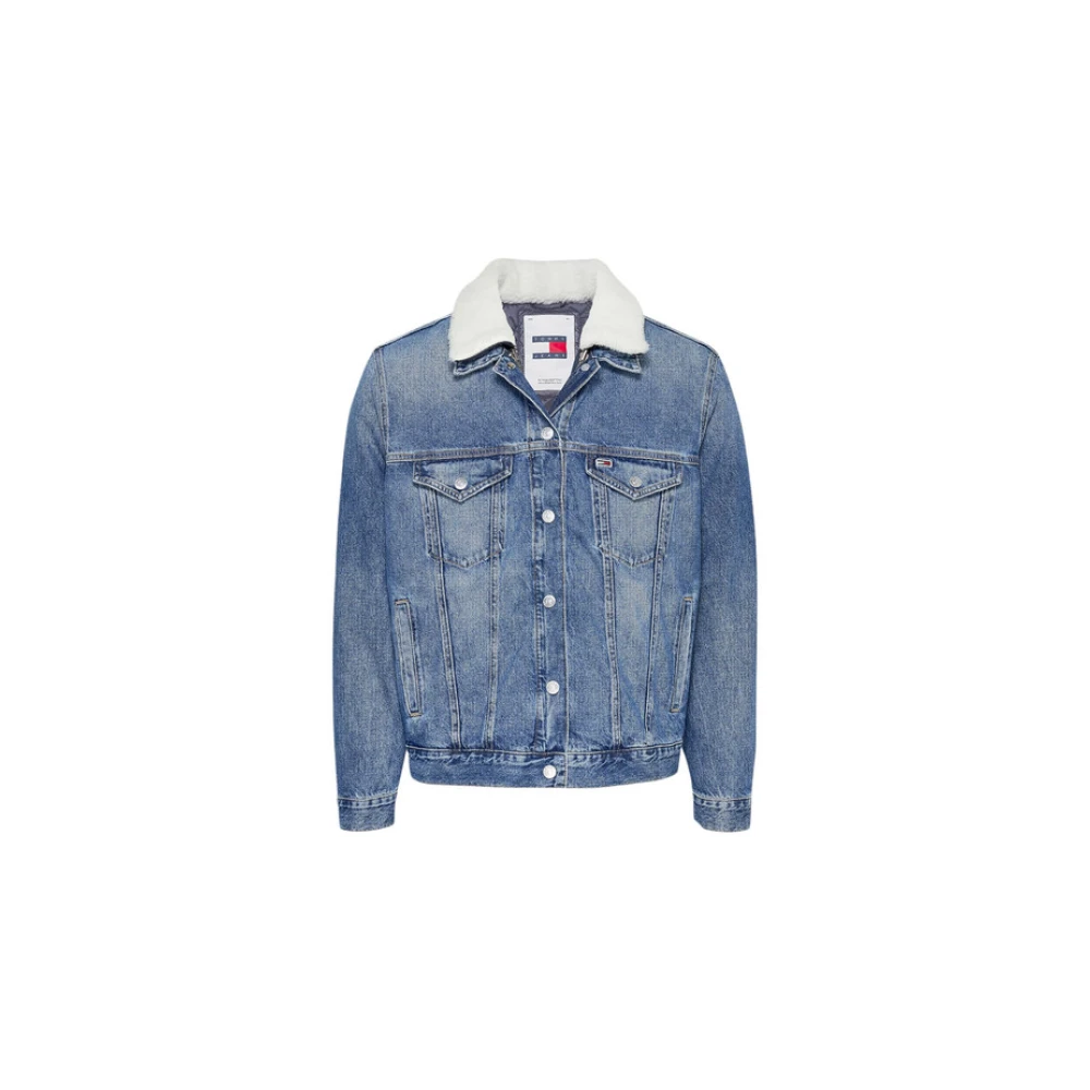 Tommy Jeans Denim Jack Blue Heren