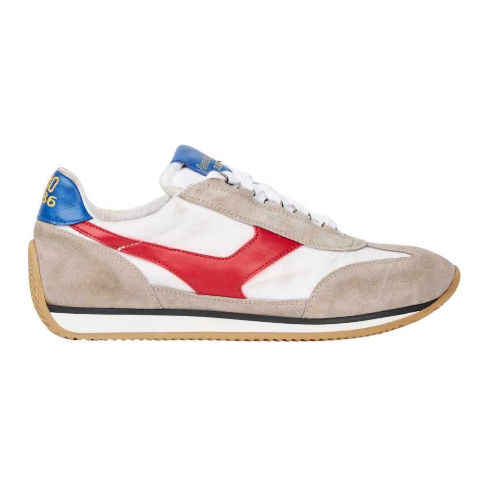 Pantofola d'Oro Blå Läder Sneakers Trainer '74 Multicolor, Herr