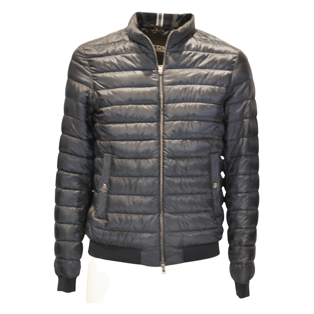 Herno Ultralight Jersey Bomber Blue Heren