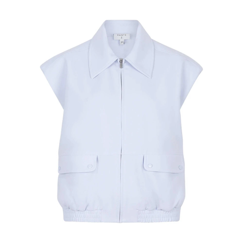Dante 6 Rowen Vest Stijlvolle Mouwloze Vest Blue Dames