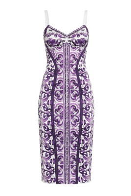 robe-midi-imprime-majolique