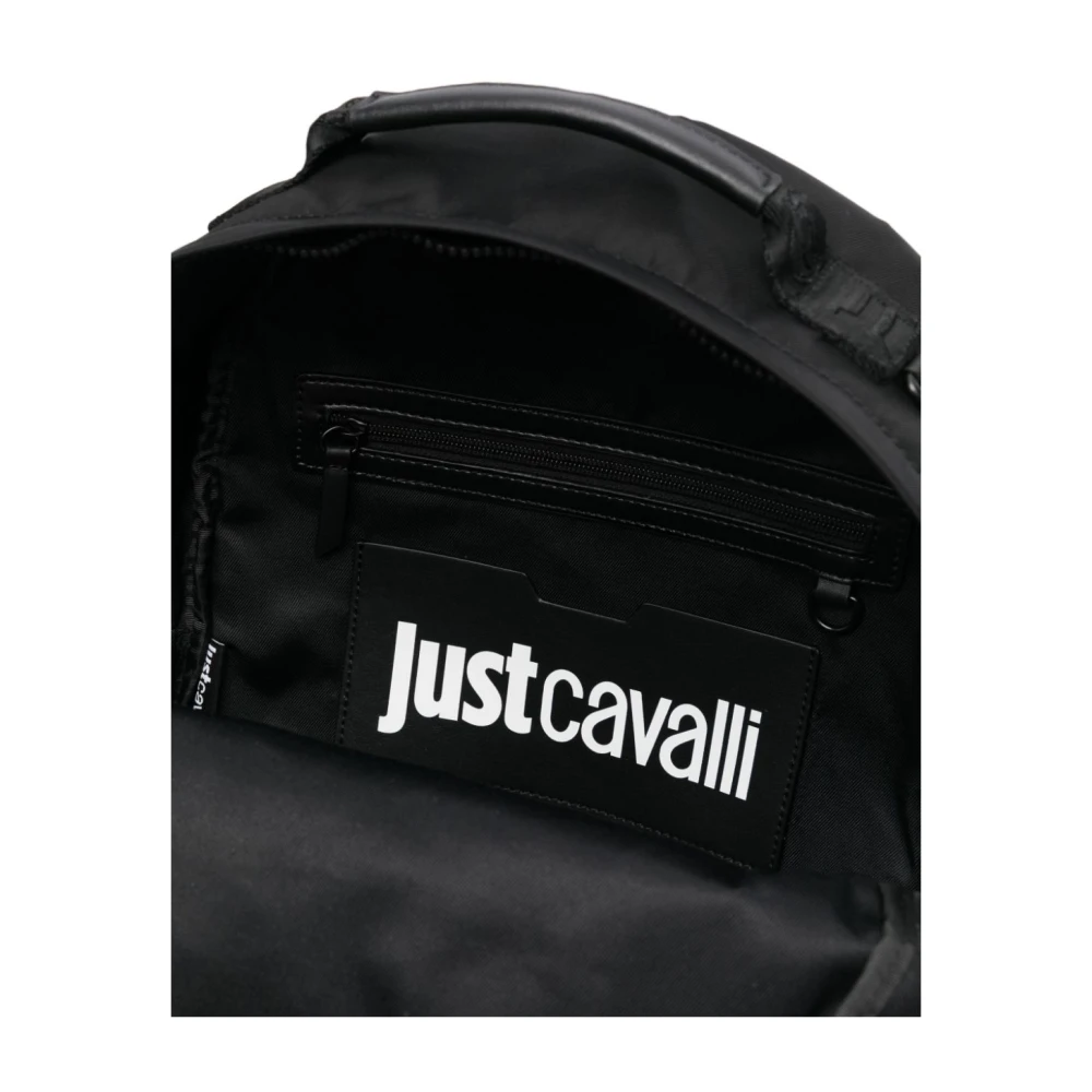 Just Cavalli Zwarte Bucket Bag & Rugzak voor Heren Black Heren