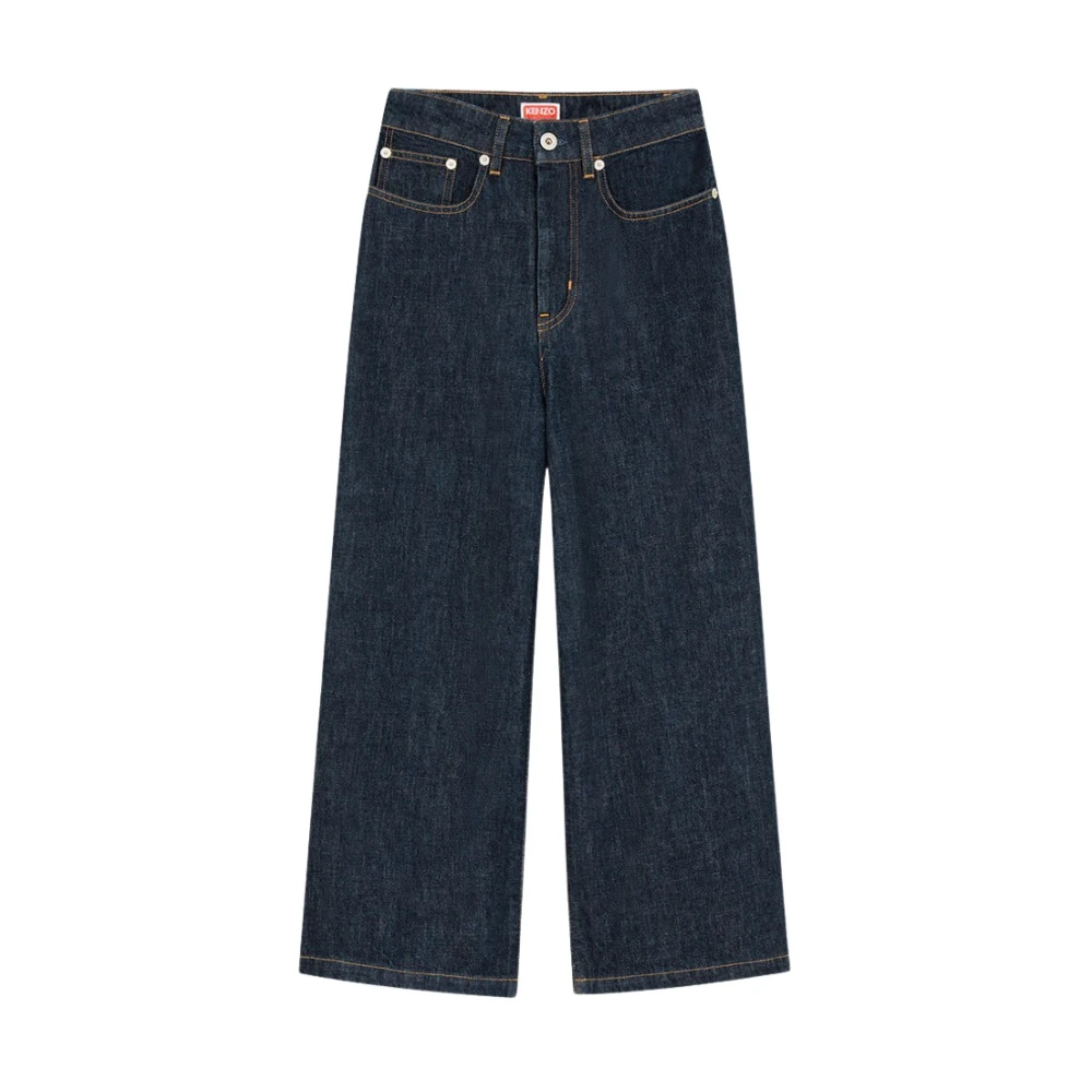 Vintage Wide-Leg Cropped Jeans
