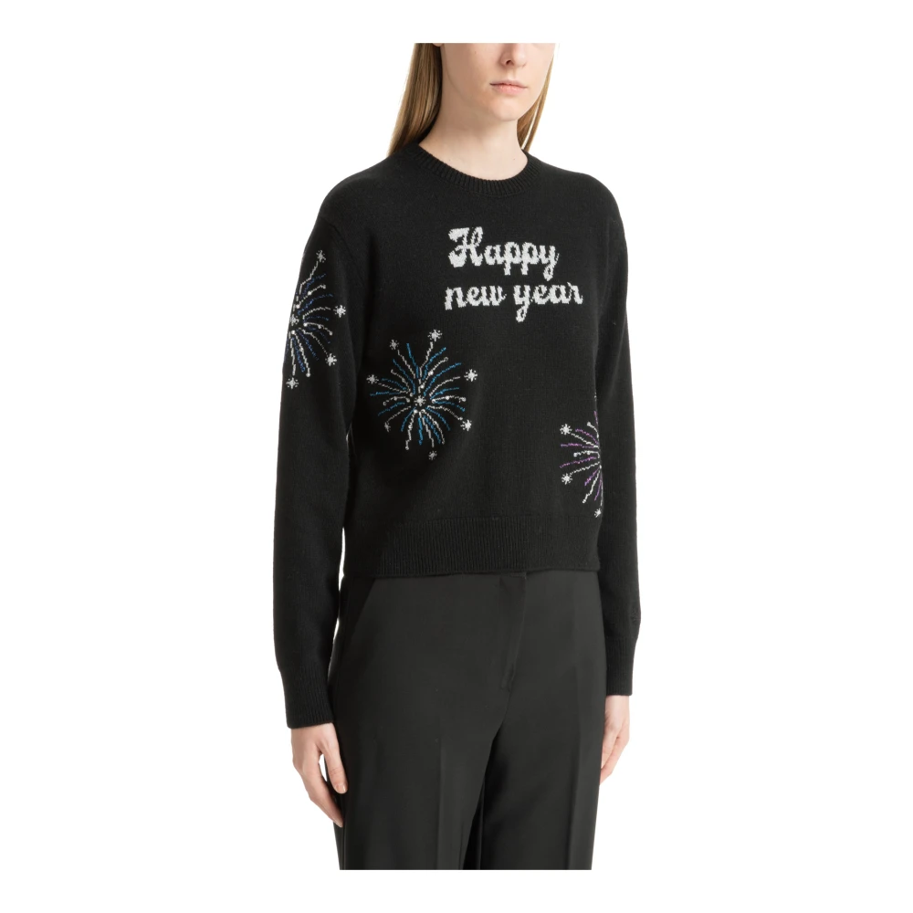 MC2 Saint Barth Abstract Multicolor Nieuwjaarstrui Black Dames