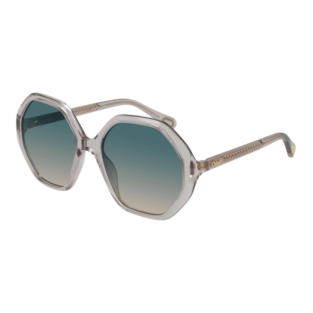 Chloé Junior Sunglasses Grey/Green Shaded Gray, Unisex