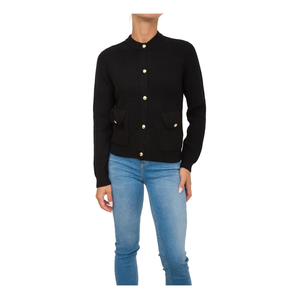 Marella Zwarte Cardigan Trui Black Dames