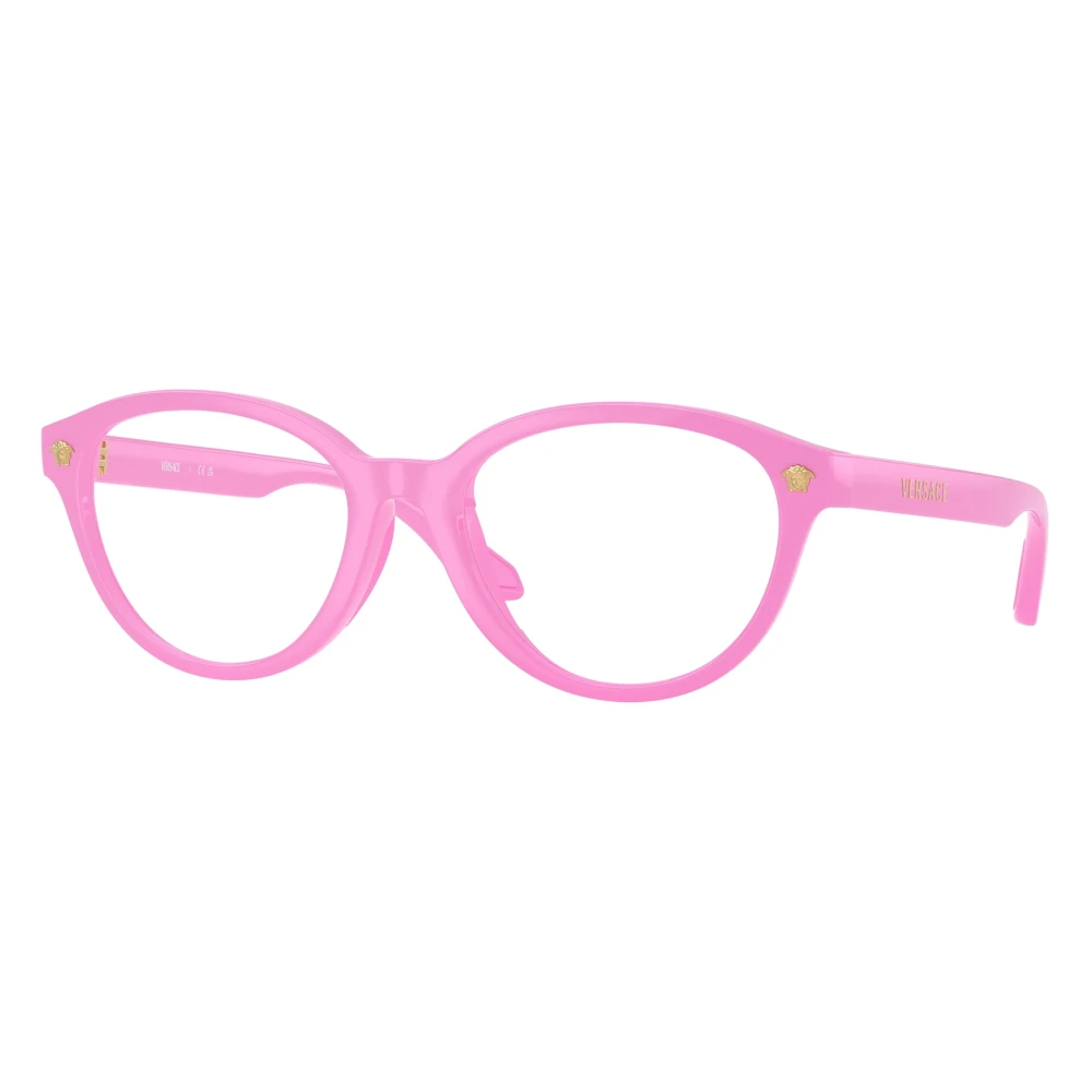 Versace Pink Vk3014u 5399 Kid Optical Frames Injected Transparent Pantos Normal - Image 2