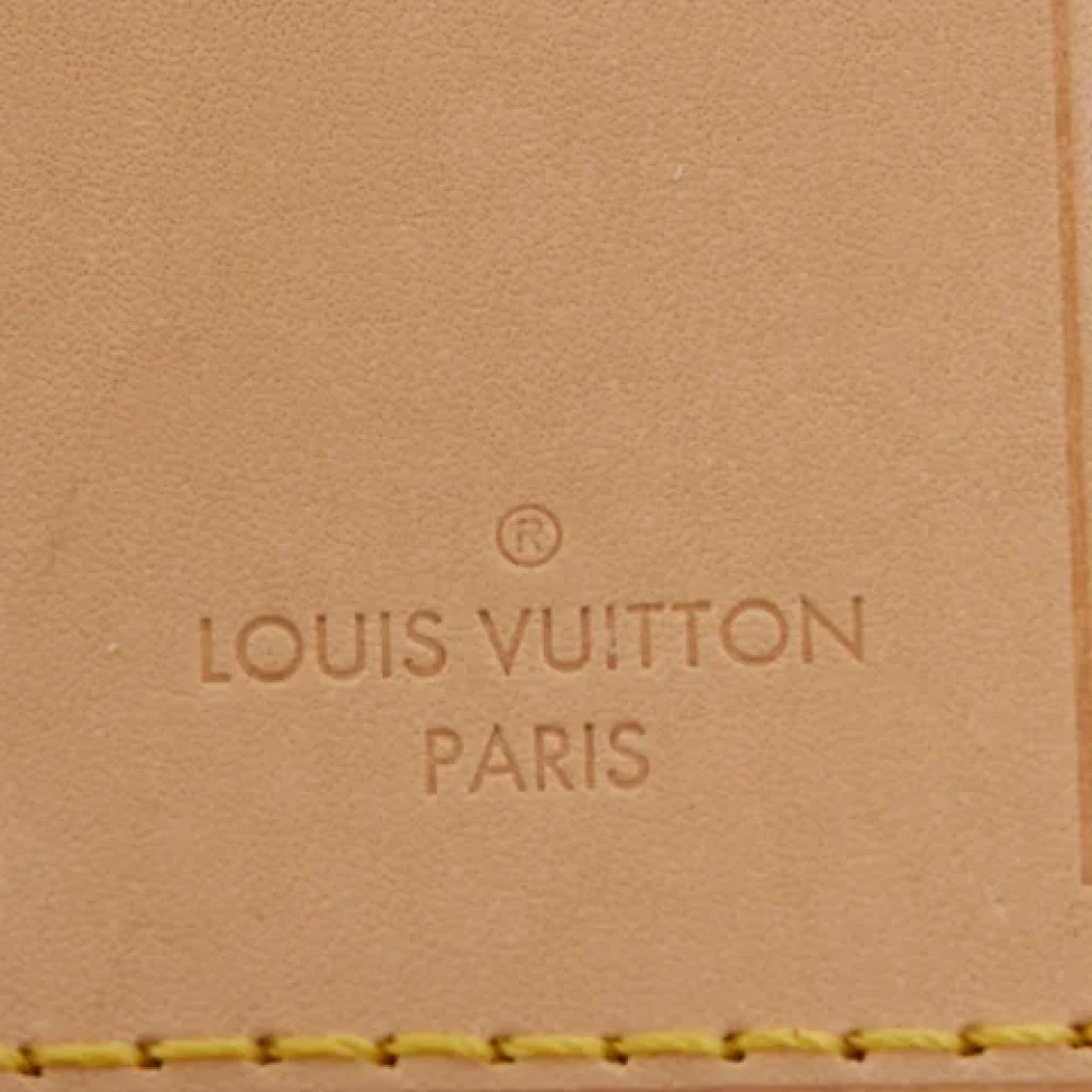 Louis Vuitton Vintage Pre-owned Leather key-holders Beige Dames